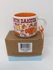 Starbucks North Dakota Demitasse Mini Mug Been There Series 2oz Cup Ornament picture