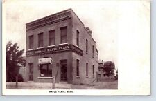 Postcard Minnesota Maple Plain State Bank of Maple Plain Street View picture