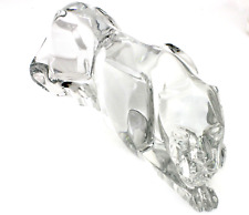 Baccarat Large Crystal Stalking Panther Figurine picture