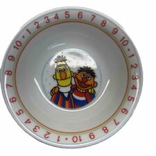 Vintage Bert & Ernie Sesame Street Porcelain Cereal Bowl picture