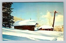 Aspen CO-Colorado, Snowmass At Aspen, Burlingame Cabins Vintage Postcard picture
