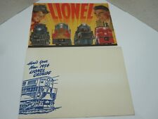 ORIGINAL 1954 LIONEL TRAINS CATALOG with ORIGINAL MAILING ENVELOPE  picture