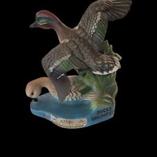 Jim Beam Ducks Unlimited, Green Winged Teal Whiskey Decanter, 1981 picture