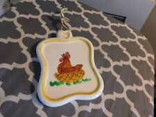 California Provincial Pottery Plaque Hen on Nest picture