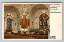 Annapolis MD-Maryland, Chapel, US Naval Academy, Windows Vintage Postcard picture