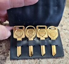 Genuine Uncut Cadillac Gold in Key Holder C&D  Read Description  picture