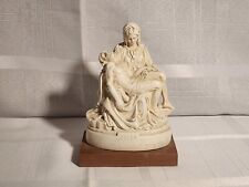1964-65 NY World's Fair Vatican Pavilion Pieta Inscribed Statue with Wood Base picture