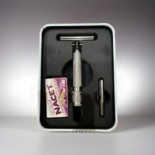 Yates Precision Manufacturing. Stainless Steel Safety Razor . Baseplate M and H picture
