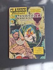 1947 Classics Illustrated Mysteries By Edgar Allan Poe #40 Comic Book 15 Cent picture