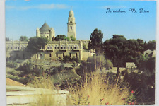 Jerusalem, Mt. Zion Outdoor View - Israel - Vintage Postcard picture