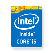 50PCS Intel Core i5 Blue Sticker Case Badge Genuine Lot Wholesale OEM Quality picture