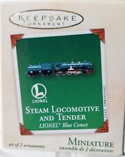 Hallmark Lionel Miniature Steam Locomotive And Tender Orn 2003 Die Cast Metal picture
