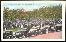 Vintage Postcard 1907-1915 Royal Palm Park, Daily Concerts, Miami, Florida (FL) picture