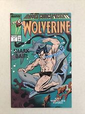  Marvel Comics Wolverine 1989 # 41 VF Shark  picture