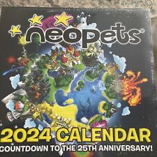 Sealed 2024 Neopets Calendar Countdown to the 25th Anniversary picture