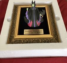 Disney Divas Villains Event Terri Hardin Maleficent Statue Signed Plaque Rare picture