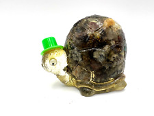 VTG 1950s MCM Vomit Rock Turtle Figurine Googly Eyes 2 1/4