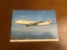 Air France Airbus Charles Skilton Continental  postcard. 6”x4”. Unmailed picture