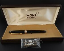 Montblanc Meisterstück No. 144 Classique Fountain Pen 14K Gold Fine Box Ebonite picture