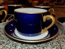 King Frederick SIGMA Cobalt Blue & Gold Coffee Tea Set Porcelain Made In Japan  picture