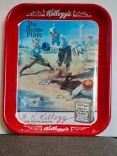 1996 Kellogg's Reproduction Metal Tray 1912 Reddy's Great Slide to Home Plate picture