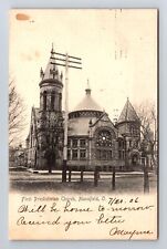 Mansfield OH-Ohio, First Presbyterian Church, Antique, Vintage c1906 Postcard picture