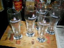 ORANGEBOOM VINTAGE  Ale half pint beer glasses set of 5 New Not Used picture