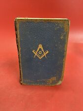Vintage Freemasons Masonic Edition Illustrated Holy Bible 1925 Blue Cover Holman picture