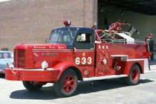 1954 Chicago City Fire Engine PHOTO Foam Unit Truck Department Fire House picture