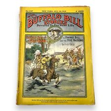 1912 The Buffalo Bill Stories No. 587 Antique Story Book Cowboys and Indians picture