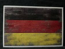 Lantern Press Postcard Rustic Germany Country Flag picture