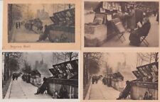 BOOKMARKETS FRANCE PARIS 26 Vintage Postcards Mostly pre-1940 (L5744) picture