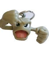 1999 VINTAGE POKEMON GEODUDE COLLECTIBLE KEYCHAIN BROWN picture