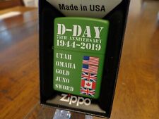 D-DAY 75TH ANNIVERSARY BEACHES 1944-2019 ZIPPO LIGHTER EXCLUSIVE MINT IN BOX picture