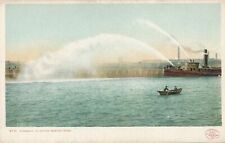 BOSTON MA - Fireboat in Action - udb (pre 1908) picture