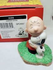 Hallmark Peanuts Gallery Snoopy & Charlie Brown Hugging Figurine picture