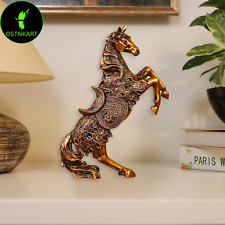 Standing Stallion Rising Horse Animal Figurine Showpiece For Home & Office Decor picture