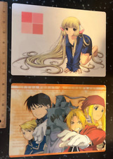 Fullmetal Alchemist & Chobits Pencil Board Japan Anime Movic 2003 Clamps LOT picture
