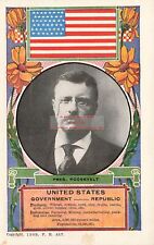 President Theodore Teddy Roosevelt, United States Flag, F.H. Alt 1909 No 680 picture