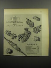 1955 Raymond C. Yard Diamond Jewelry Advertisement - Diamonds picture