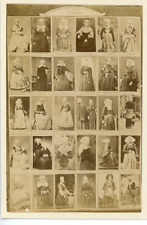 France, Vintage Breton costumes albumen print. 10x15 Mount Photo   picture