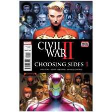 Civil War II: Choosing Sides #1 in Near Mint condition. Marvel comics [k, picture