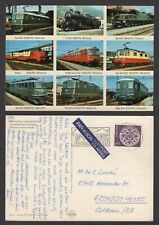 1975 Switzerland Postcard – Trains, Multiview picture