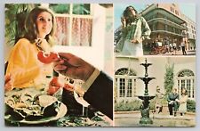 Royal Sonesta Hotel New Orleans Louisiana LA 1975 Postcard Multi View picture