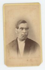 Antique CDV Circa 1870s Rugged Older Man With Chin Beard Bacon Rochester, NY picture