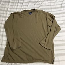 Tactical Colored Duck Head Long Sleeve Shirt Coyote Brown Large Regular 100% Ctn picture