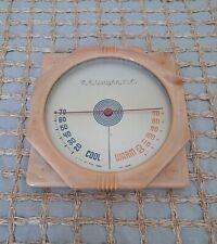 Original 1930s Wall Thermometer, Peach Bakelite, Art Deco, VTG Medical Office  picture
