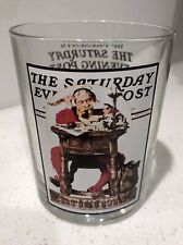 Norman Rockwell Santa Reading Letters Saturday Evening Post BP Presents v2 Glass picture