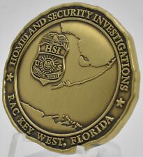 HSI KEY WEST FLORIDA Resident Office RAC INVESTIGATIONS CHALLENGE COIN picture