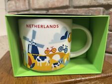 New RARE US Seller Starbucks Netherlands You Are here 14oz Coffee Mug Cup YAH picture